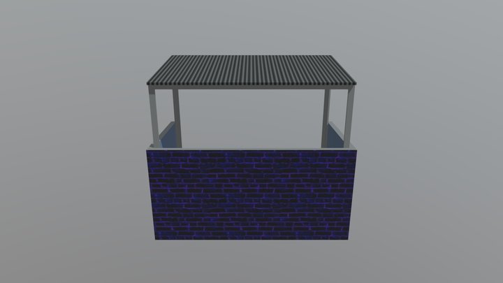 TF2019 proj. mapping exterior DJ booth 3D Model