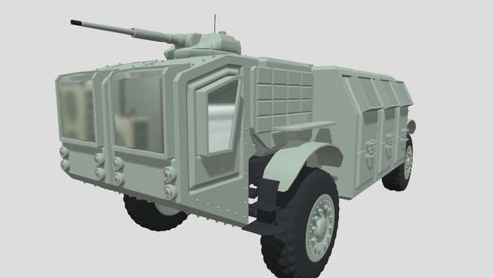 LPMAC military truck (CC0) – Modelo 3D gratuito STL