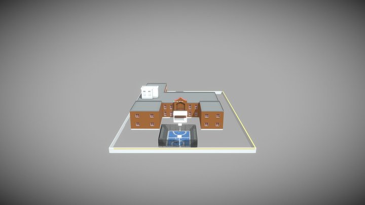 School and basket Balll 3D Model