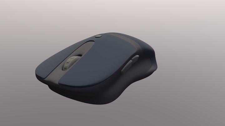 PC wireless mouse 3D Model