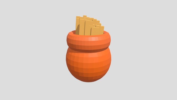 French Fries 3D Model