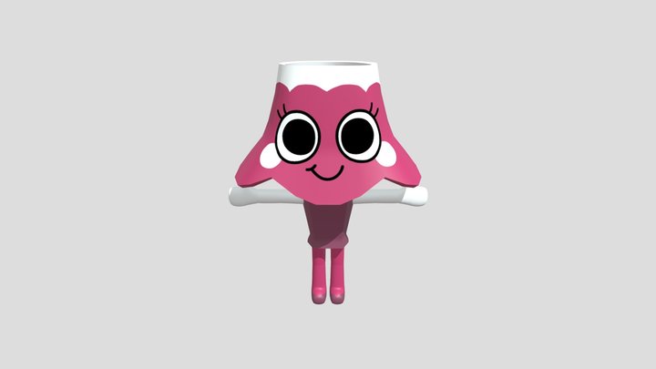 Optimized Brightney - Dandy's World Official Rig 3D Model