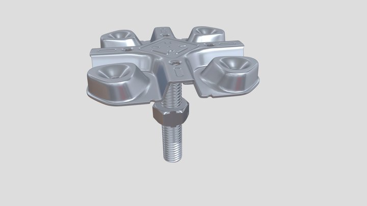 Suporte Aço 02 3D Model