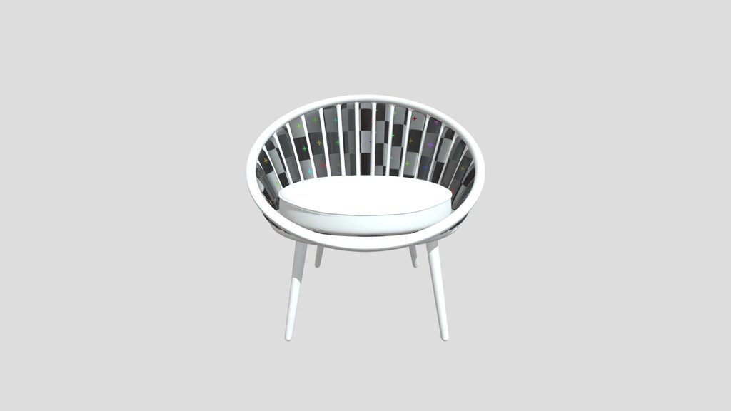 Amalia Slatted Chair I With Cushion