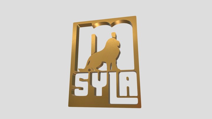 M-Syla Logo 3D Model