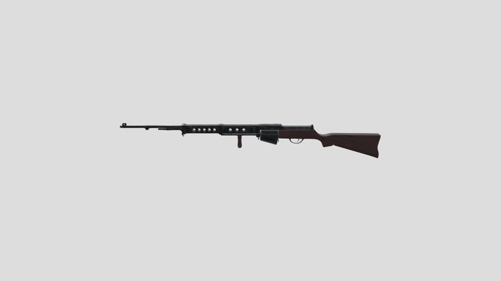 Farquhar Hill Rifle 3D Model