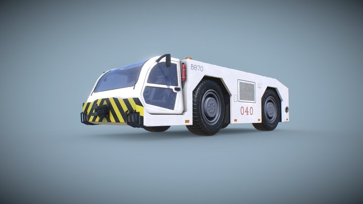 Pushback Tractor 3D Model