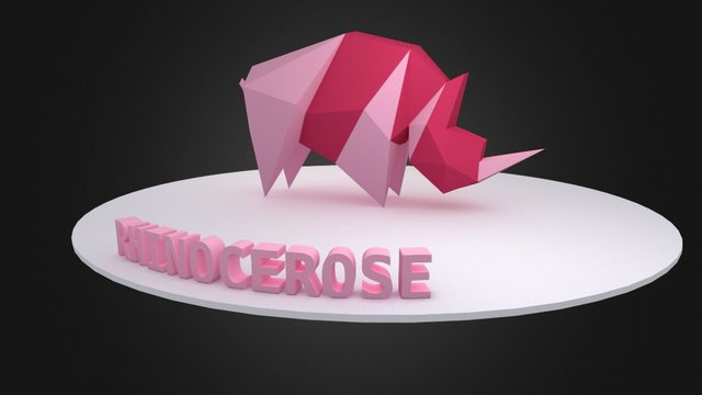 Logo Rhinocerose 3D Model