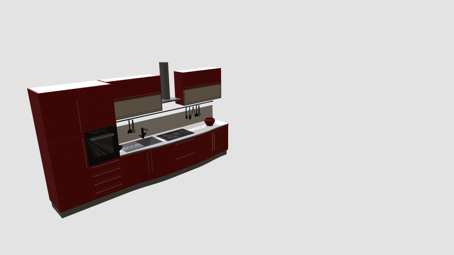kitchen - Buy Royalty Free 3D model by Evermotion [df357d7] - Sketchfab ...
