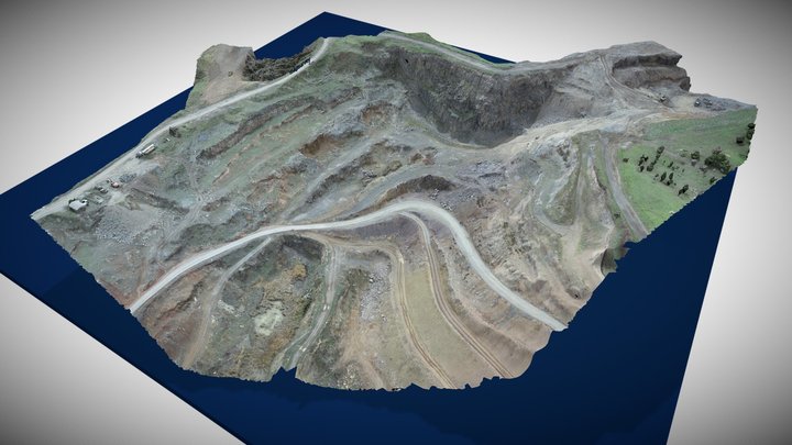 Çorlu Karatepe Maden Sahası 3D Model