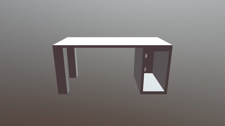 PC Table 3D Model