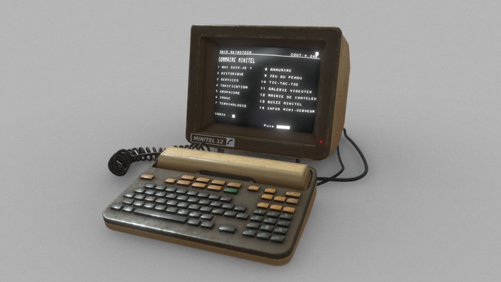 Minitel Ancien Telic Alcatel Référence 12 - Fonctionnel