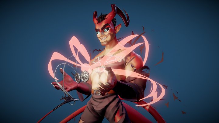 Dark Restoration - Lowpoly 3D Model