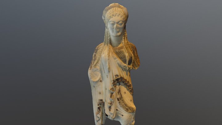 Kore Statue 3D Model