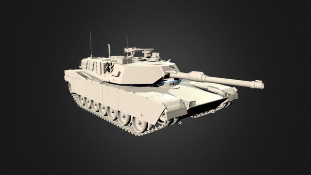 M1A1 Abrams Model 3D Model
