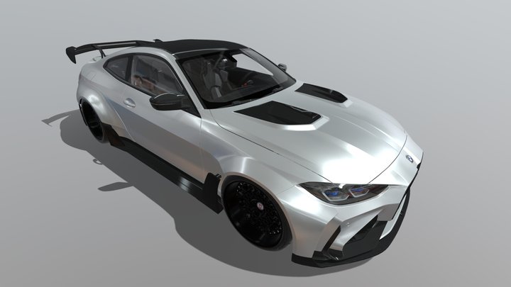 2024 BMW G82 M4 WIDEBODY KIT 3D Model
