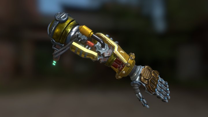 Robot Arm 3D Model