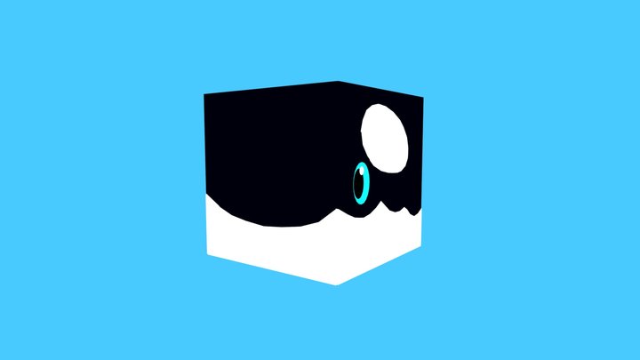 Cartoon Billy (Billy The Whale) 3D Model