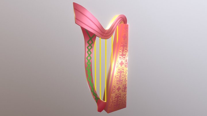 Harpe Fantastique 3D Model