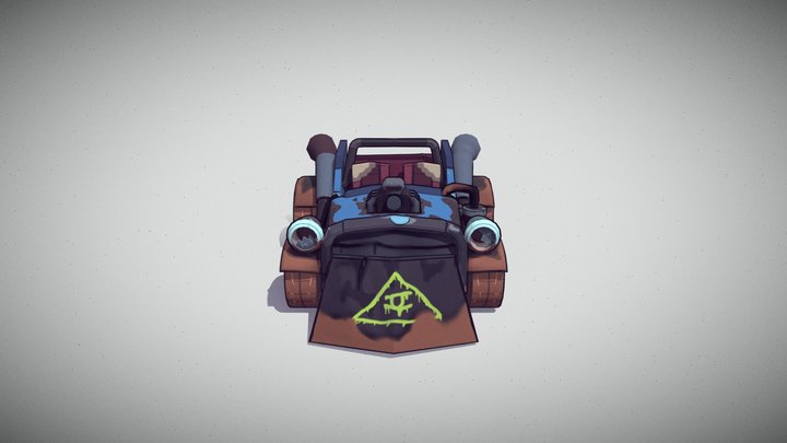 Mad Rick (Low-poly) 3D Model