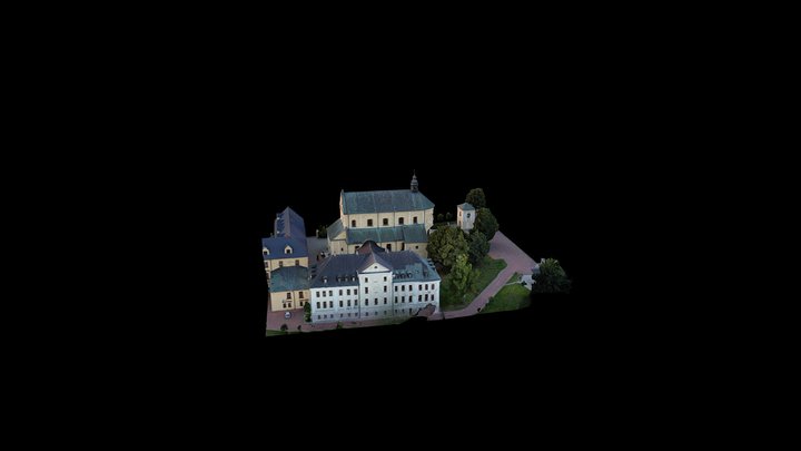 Holy Trinity Cathedral - Drohiczyn, Poland 3D Model