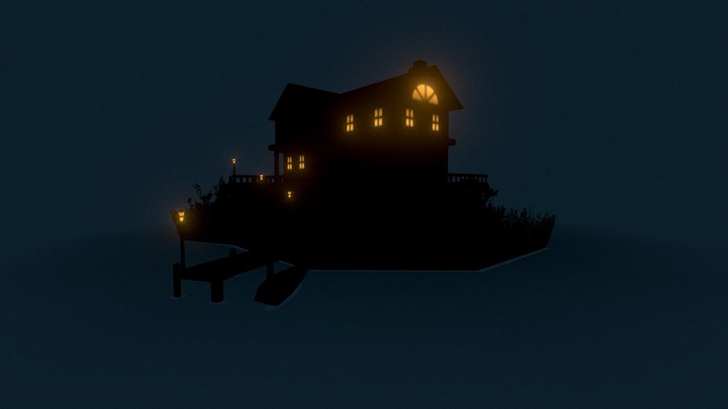 Friday500 - Spooky Building (Lake House)
