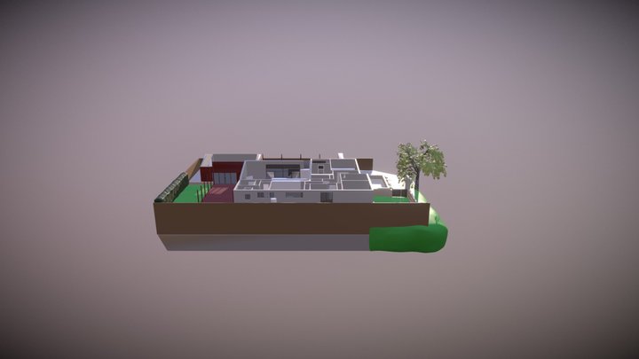 House - No Roof 3D Model