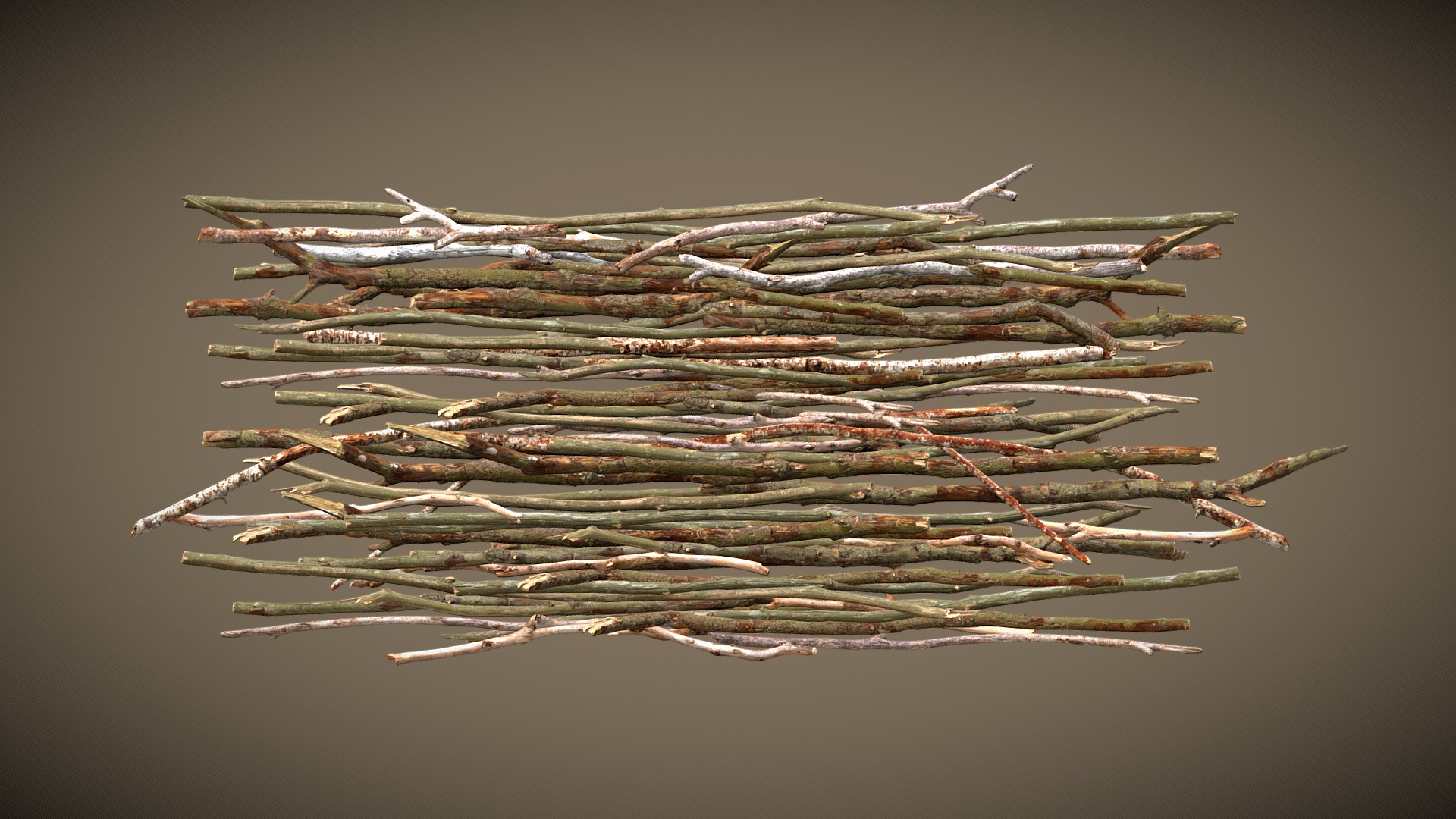 3D model Decal – Braided Fence – Ready to Unity HDRP - This is a 3D model of the Decal - Braided Fence - Ready to Unity HDRP. The 3D model is about a close-up of some dried fish.