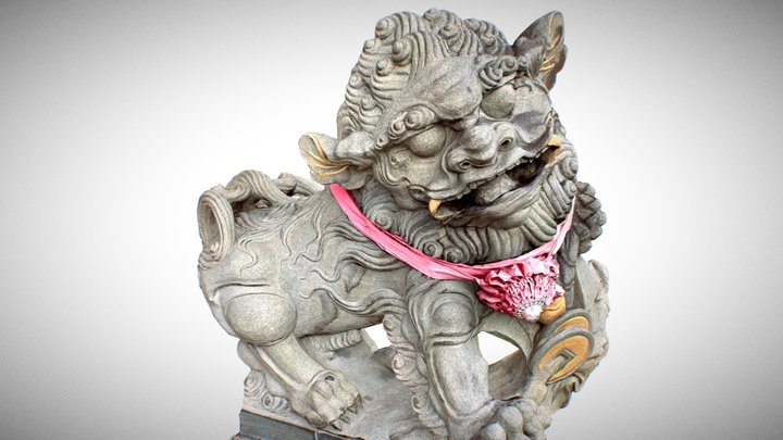 Chinese Imperial Lion (Sishi) - Photogrammetry 3D Model