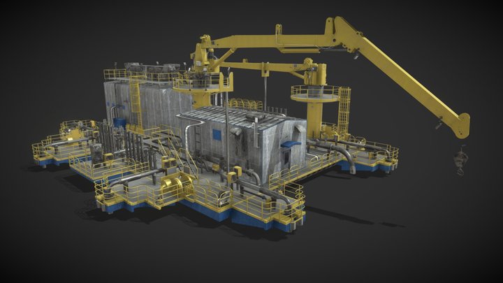 Syncrude Barge 3D Model