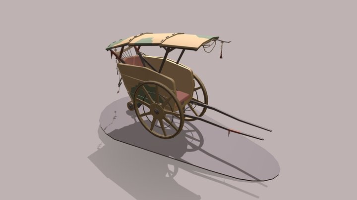 HW XYZ Coloring, Rickshaw (Draft) 3D Model