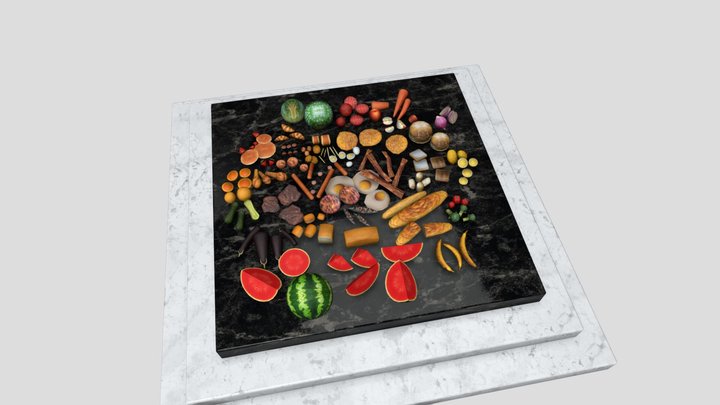 Food Pack 3D Model