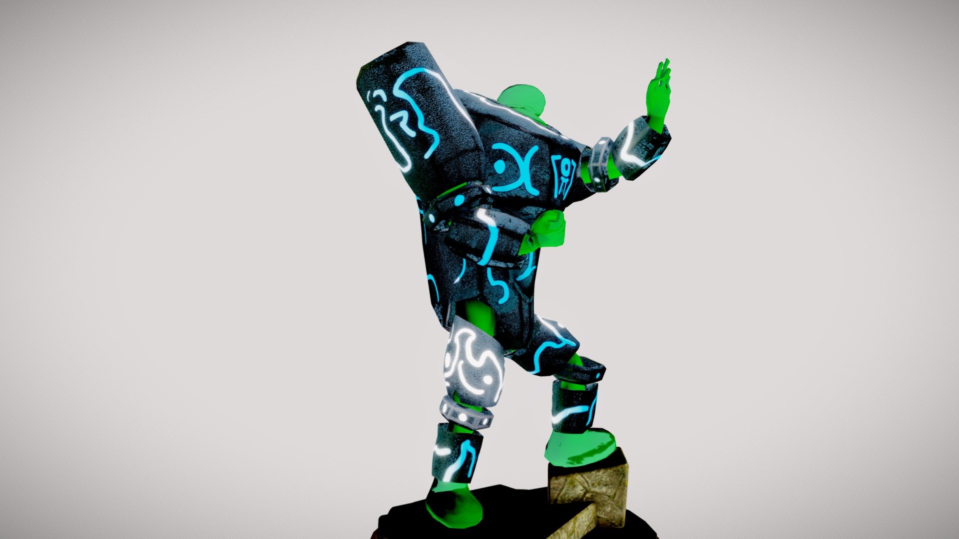 Peke the slime knight! — Sketchfab embed 3D viewer
