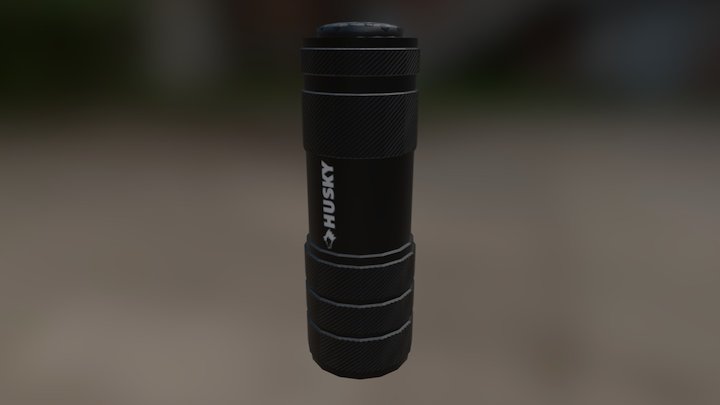 Mini Flashlight 3D Model
