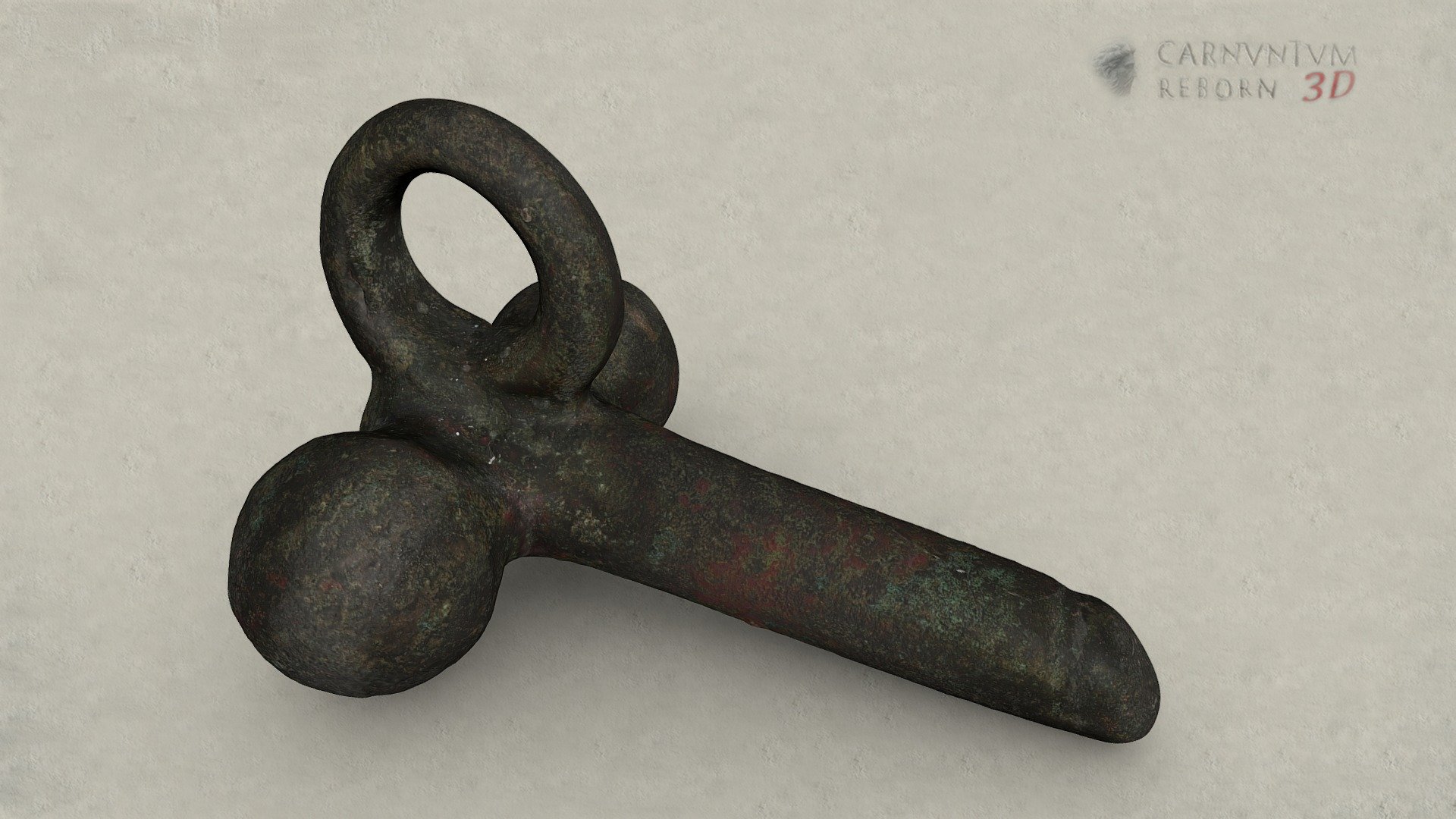 Anhänger in Phallusform — Sketchfab embed 3D viewer