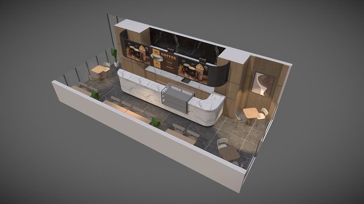 Zameen Vault _ Food Court (F&B-04) 3D Model