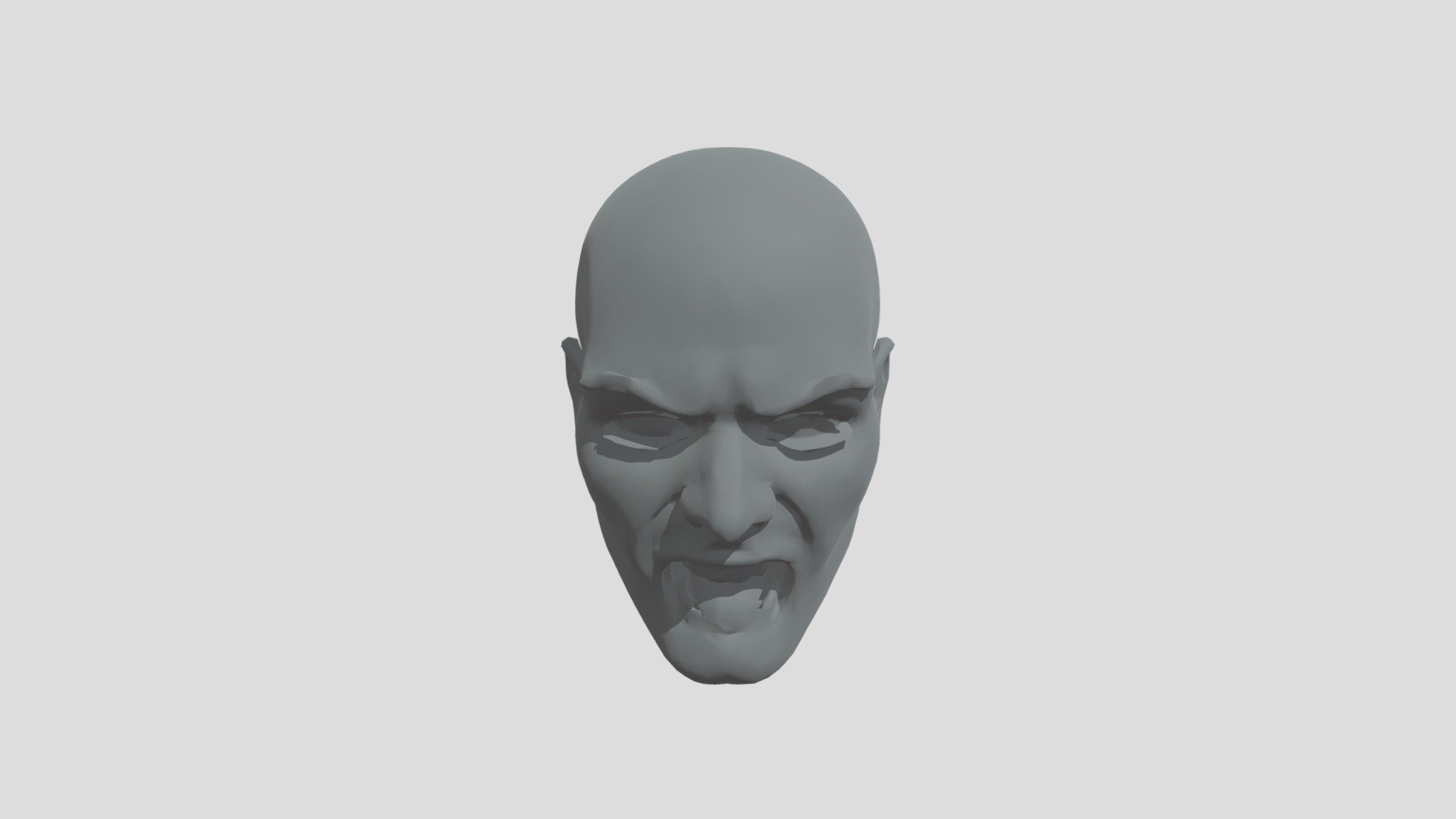 Scream_Face - 3D model by 1123b027 [df42e75] - Sketchfab