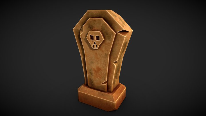 Stylized grave 3D Model