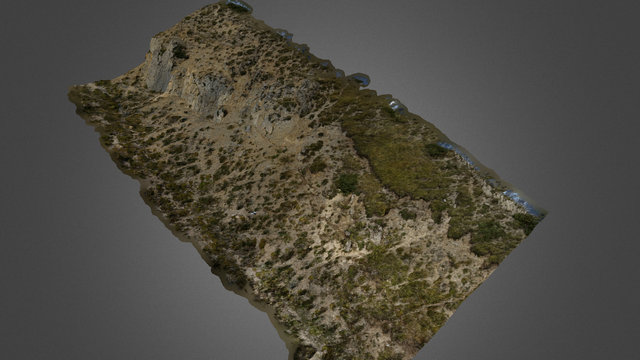 Mount Vettore - Active fault scarp in thalweg 1 3D Model