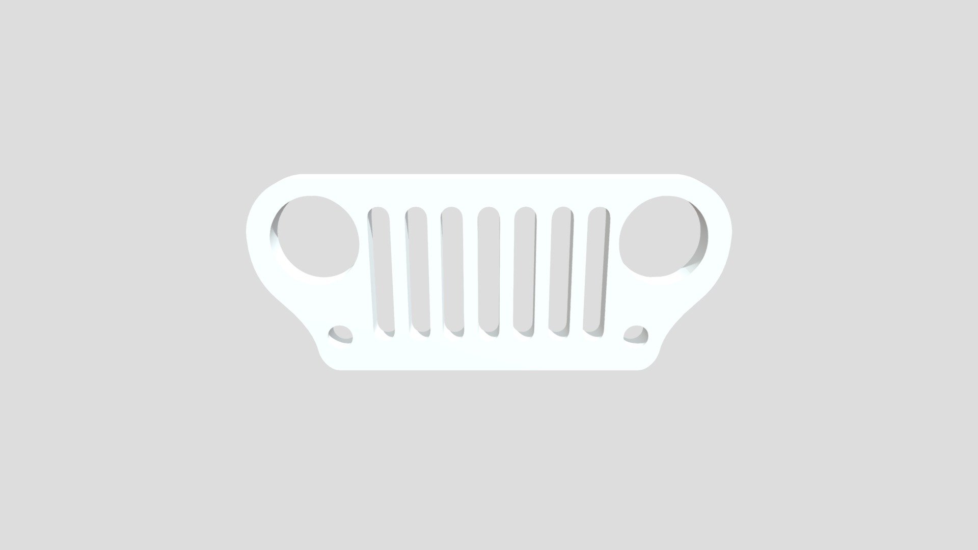 Jeep Grille Keychain