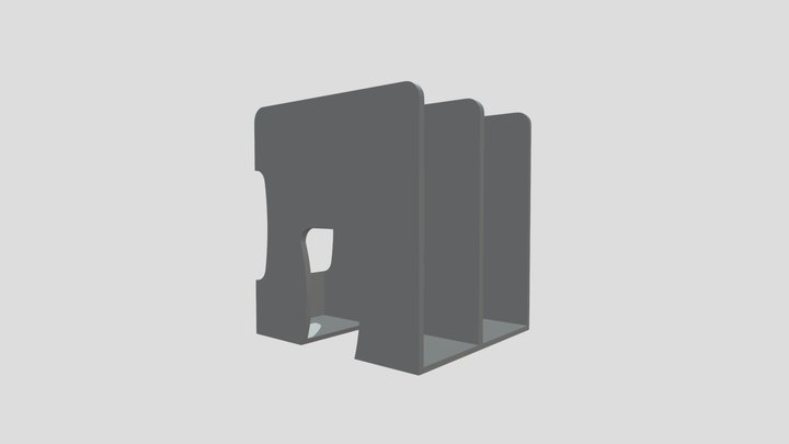 The Book Shelf V3 3D Model