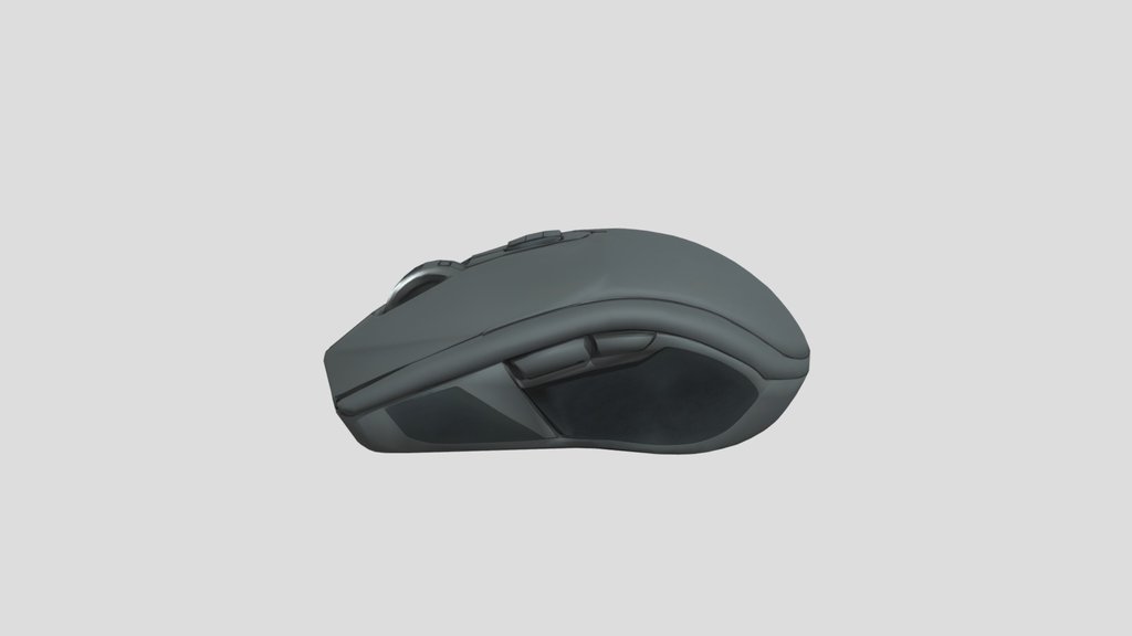 Low-Poly Gaming Mouse