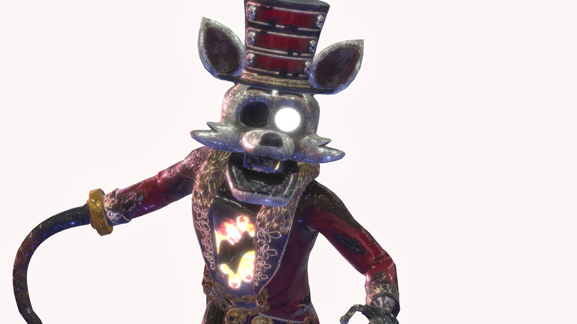 Ringmaster Foxy - FNaF Ar: Special Delivery - Download Free 3D model by  RandomFnafUserlol (@RandomUserlololol) [df46c57]