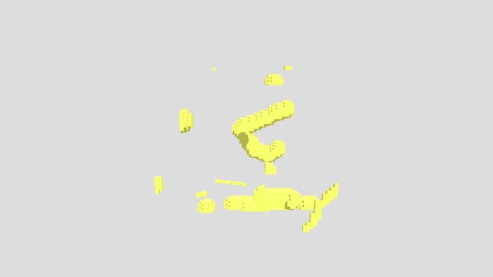 Destroyed Planet 3D Model