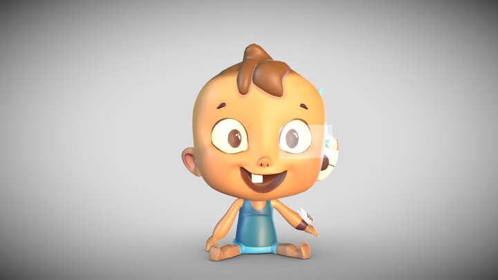Nativo_Baby_Character 3D Model