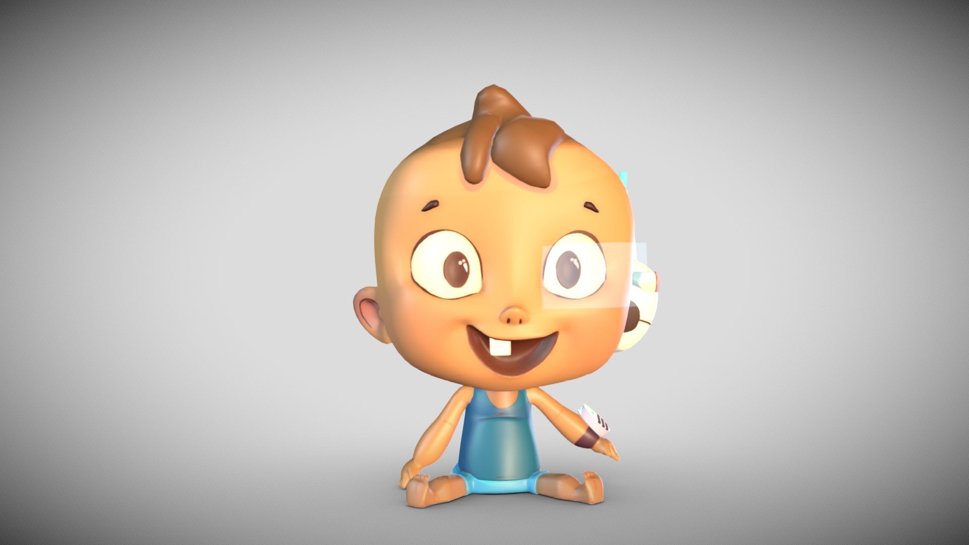 Nativo_Baby_Character - 3D model by Sebastian Romero C (@sebastianJSRC ...