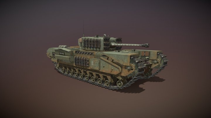 Churchill MK.IV - Syke 3D Model