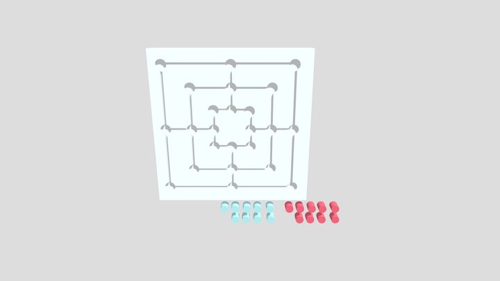 Juego De Molino 3D Model