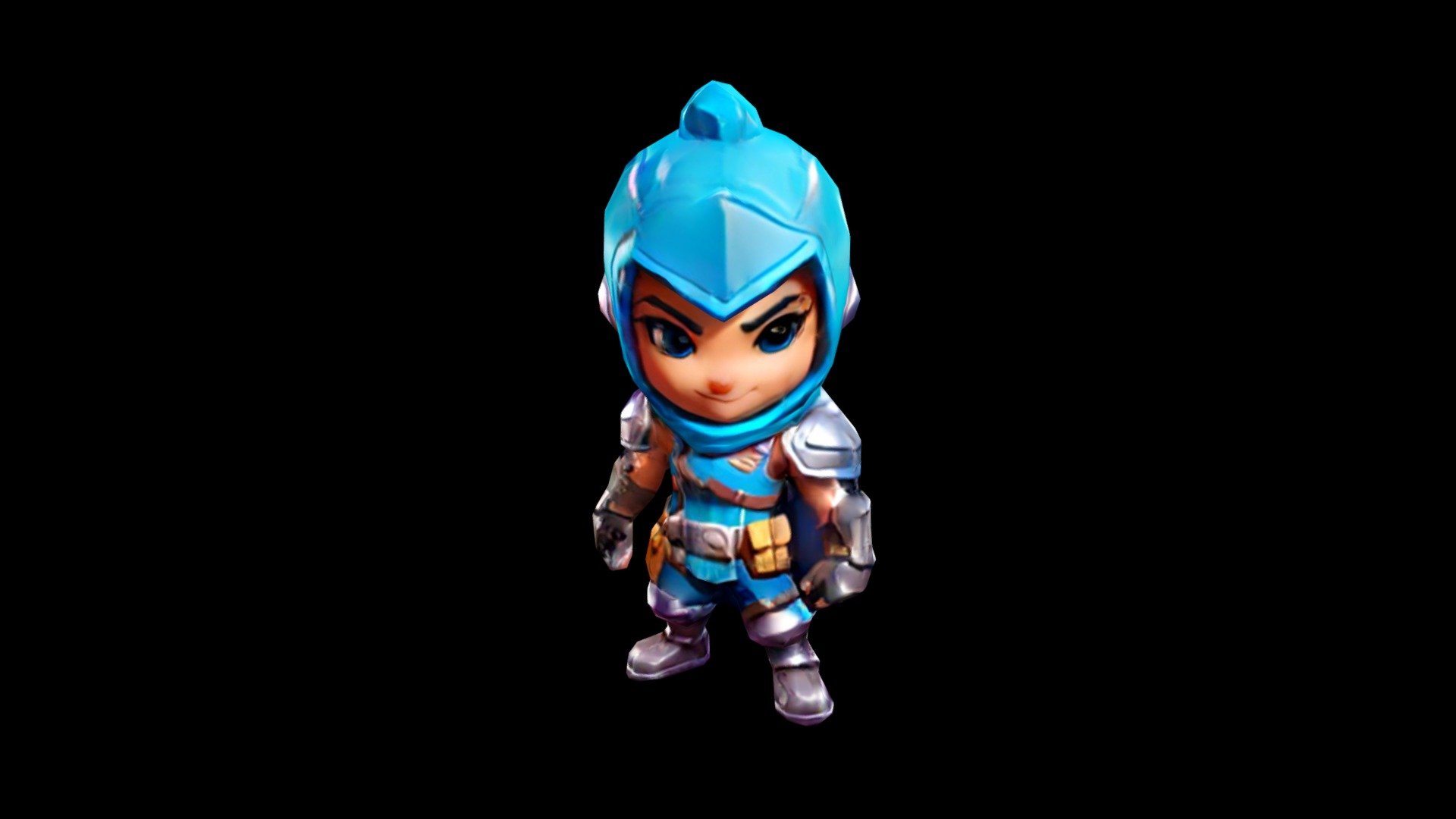 "An enigmatic warrior doll stands resolute again - Download Free 3D ...
