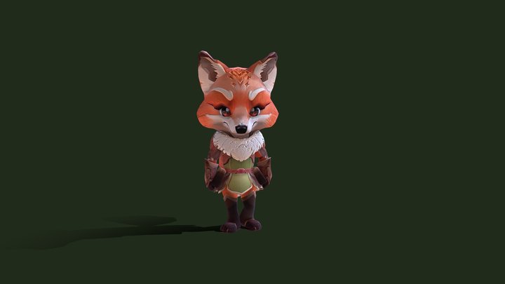 Traveler Fox 3D Model